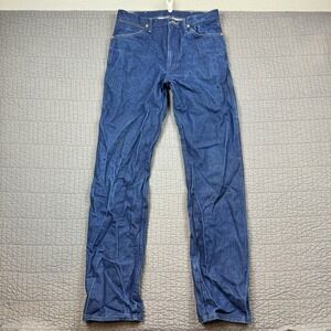 Wrangler 13MWZ Jeans Men's 33x36 Blue Cowboy Cut Rodeo Western Work Denim